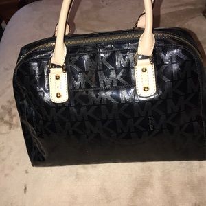 Shiny Black Michael Kors Purse